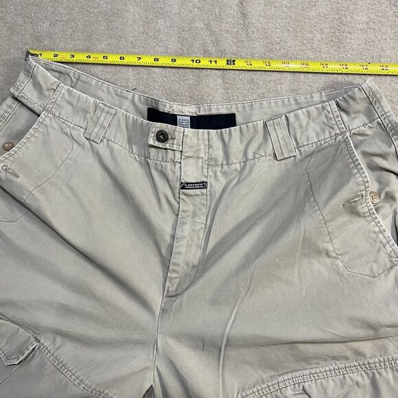 Marithe Francois Girbaud Cargo Pants Mens Size 42 Beige Adjustable Straps Y2K - Picture 16 of 16